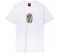 Santa Cruz Herren Delfino Flower Guy T-Shirt (Größe XL, weiss)