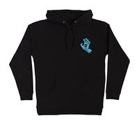 SANTA CRUZ Herren Pullover Kapuzenpullover Screaming Hand Skate Sweatshirt, Schwarz, Large