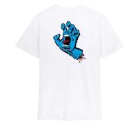 Santa Cruz Herren-T-Shirt mit Aufschrift "Screaming Hand", kurzärmelig