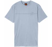 Santa Cruz Herren Tonal Opus Dot Stripe T-Shirt (Größe M, fresh blue)
