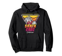 Santa Cruz, Kalifornien, Sommersonne, Palmen, Strand Pullover Hoodie