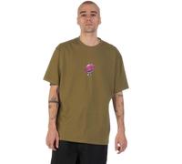 Santa Cruz Knibbs Cryptic World Centre Herren T-Shirts oliv Größe M Hautfreundlich