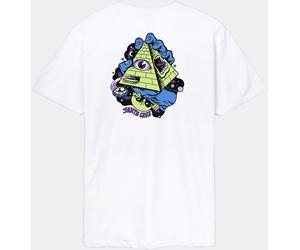 Santa Cruz Knibbs Invasion Hand Strip T-Shirt SCM-T3404 White-XL