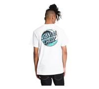 Santa Cruz Mens Wave Dot Short-Sleeve Shirt X-Large White