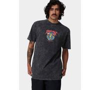 Black Acid Wash Santa Cruz Out Of Time Front Short Sleeve T-shirt Grau L Mann