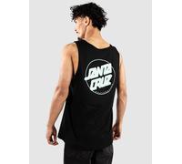 Santa Cruz Partial Dot Sleeveless T-shirt Schwarz L Mann