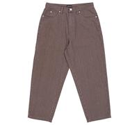 Santa Cruz - Railroad Pants - Jeans, Gr. L 34, braun (BrownHickoryStripe)