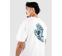 Santa Cruz Screaming Hand Chest Short Sleeve T-shirt Weiß L Mann