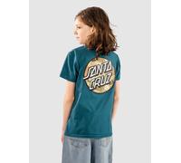 Santa Cruz Stamped Opus Camo Kids T-Shirt teal Jungen Gr. L