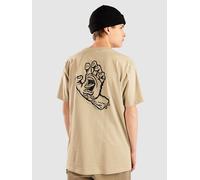Santa Cruz Stamped Screaming Hand T-Shirt stone grey Herren Gr. S