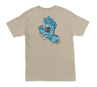 SANTA CRUZ Stranger Things Heavyweight T-Shirt Screaming Lights Skate Shirt, Sand, Mittel