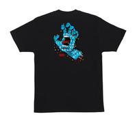 SANTA CRUZ Stranger Things Heavyweight T-Shirt Screaming Lights Skate Shirt, Schwarz, XL