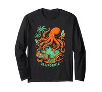 Santa Cruz Surfing CA Langarmshirt