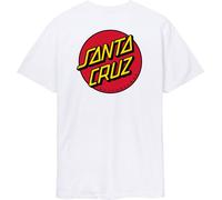 Santa Cruz - Classic Dot Chest - T-Shirt, Gr. S, weiß (White)