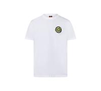T-Shirt SANTA CRUZ "ROSKOPP SCREAMING TARGET T-SHIRT", Herren, Gr. L, weiß, Obermaterial: 100% Baumwolle, sportlich, Kurzarm, Shirts (22545700-L) weiß
