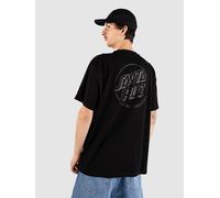 Santa Cruz Tonal Opus Dot Stripe T-Shirt black Herren Gr. S