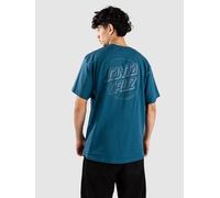 Santa Cruz Tonal Opus Dot Stripe T-Shirt dark teal Herren Gr. L