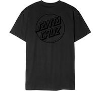 Black Santa Cruz Tonal Opus Dot Stripe Short Sleeve T-shirt Schwarz S