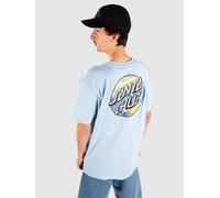Santa Cruz Water View Dot T-Shirt fresh blue Herren Gr. L
