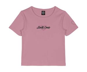 Santa Cruz - Women's Love Script Front T-Shirt - T-Shirt, Gr. XS 6, rosa (UniversalPink)