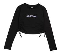 Santa Cruz - Women's Love Script Strip Tie L/S Top - Longsleeve, Gr. XS 6, schwarz (Black)