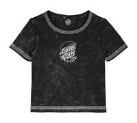 Santa Cruz - Women's Moon Dot Reflection Front T-Shirt - T-Shirt, Gr. L 12, schwarz (BlackAcidWash)