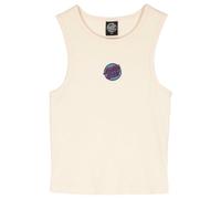Santa Cruz - Women's Other Dot Emb Tank - Top, Gr. L 14, weiß (Chalk)