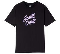 Santa Cruz - Women's Ribbon Script Front T-Shirt - T-Shirt, Gr. M 10, schwarz (Black)