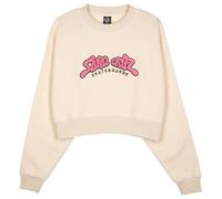 Santa Cruz - Women's Winkowski 8Baller Strip Crew - Pullover, Gr. M 8, beige/weiß (Chalk)