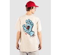 Santa Cruz X Stranger Things Screaming Lights T-Shirt sand Herren Gr. M
