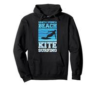 Santa Monica Beach Kite Surfen an der kalifornischen Küste Pullover Hoodie