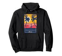 Santa Rosa Beach, Florida, Retro-Design im Surfer-Stil Pullover Hoodie