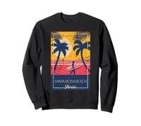 Santa Rosa Beach, Florida, Retro-Design im Surfer-Stil Sweatshirt