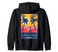 Santa Rosa Beach Florida Retro Surfer Strand Design Kapuzenjacke