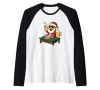 Santa spielt Beer Pong Raglan