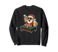 Santa spielt Beer Pong Sweatshirt