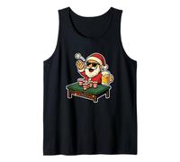 Santa spielt Beer Pong Tank Top