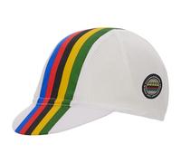 Santini - UCI World Champion Cycling Cap - Radmütze, Gr. One Size, grau (Bianco)