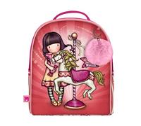 Santoro 1040GJ09 Gorjuss Fairground Mini-Rucksack Karussell, 20 x 22 x 10 cm, Rose