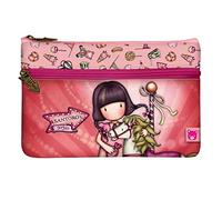Santoro flaches Mäppchen Gorjuss Fairground Carousel – mit Tasche Rosa 23,4×15,5×1,5 cm