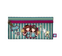 Santoro 1129GJ03 Gorjuss Fairground Schmaler Koffer Feuerwerk, 22 x 11 x 1,5 cm, blau