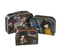 Santoro Gorjuss - Kinder-Koffer-Boxen-Set - Tartan