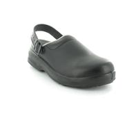 SANTOS - Arbeits- Sicherheits-Clogs - Schwarz, Größe:46