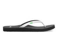 Sanuk Damen Yoga Joy Flip-Flop, weiß, 36 EU