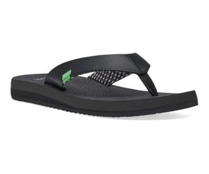 Sanuk Damen Yoga Mat Zehentrenner, Schwarz (EBONY), 42 EU