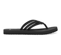 Sanuk Damen Yoga Sandy Flipflop, Schwarz, 41.5 EU
