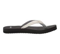 Sanuk Damen Yoga Spree 4 Flip Flop, Weiß, Schwarz, 39 EU