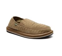 Sanuk Donny gesteppte Loafer für Herren, Herrenschuhe, Schlupfschuhe für Herren, Schlupfschuhe für Herren, Memory-Schaum-Fußbett, Oliv/Blatt für mich (Leaf It to Me), 46 EU