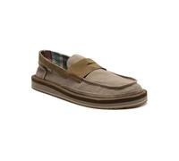 Sanuk Herren Donny Loafer Flacher Slipper, Funghi, 46 EU