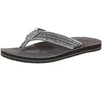 sanuk Herren Fraid Not Zehentrenner, Grau (Charcoal), 44 EU